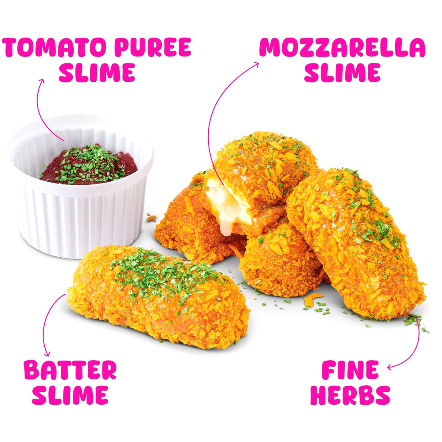 ZURU - Slime Mart Shopping Bag Series 2 - Mozzarella Sticks