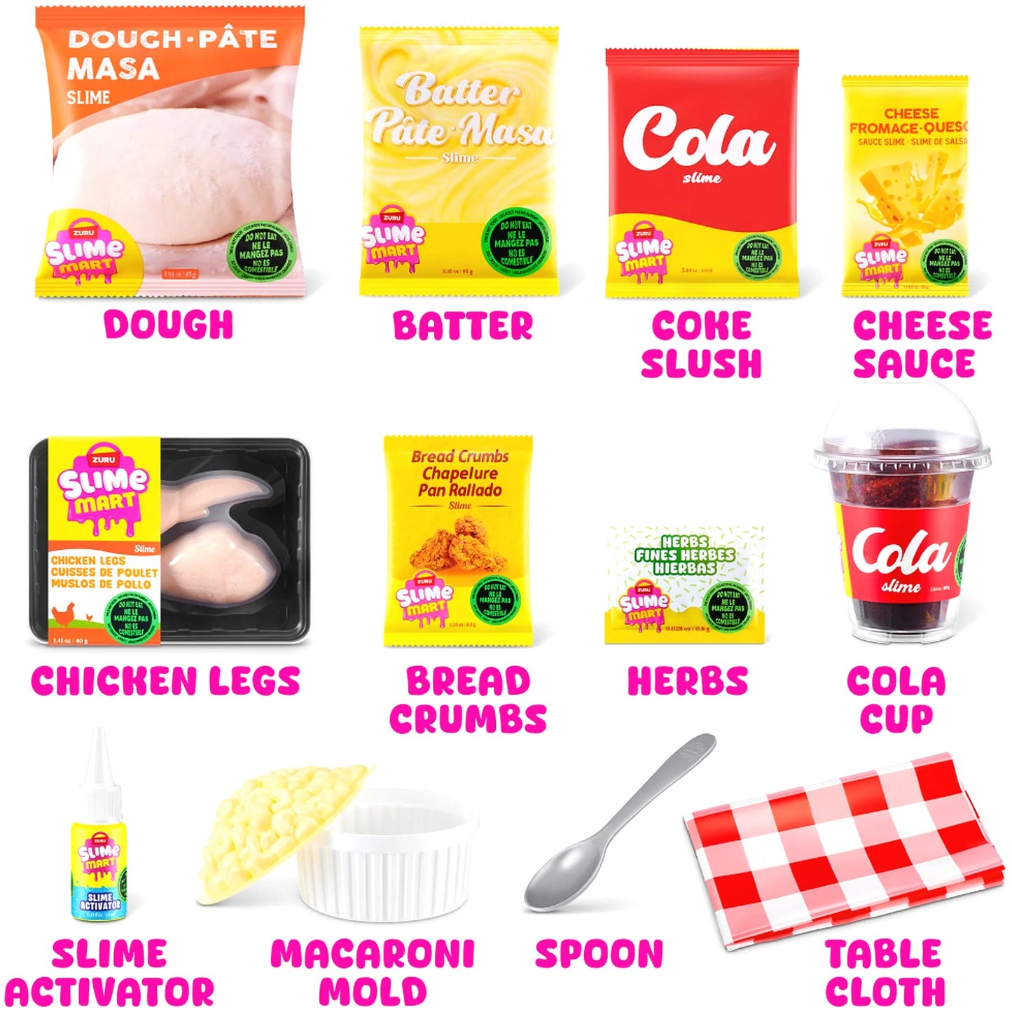 ZURU - Slime Mart Shopping Basket Series 2 - Fast Food