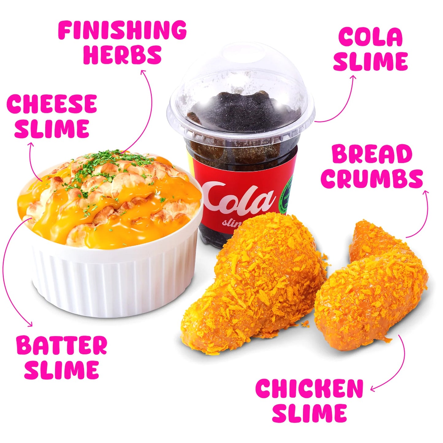 ZURU - Slime Mart Shopping Basket Series 2 - Fast Food