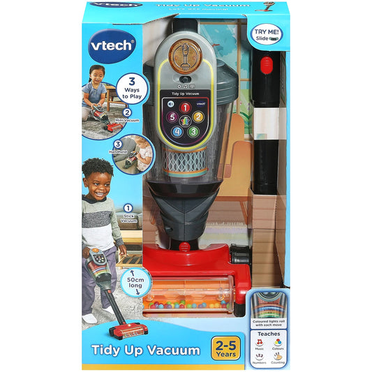 VTech - Tidy Up Vacuum Red