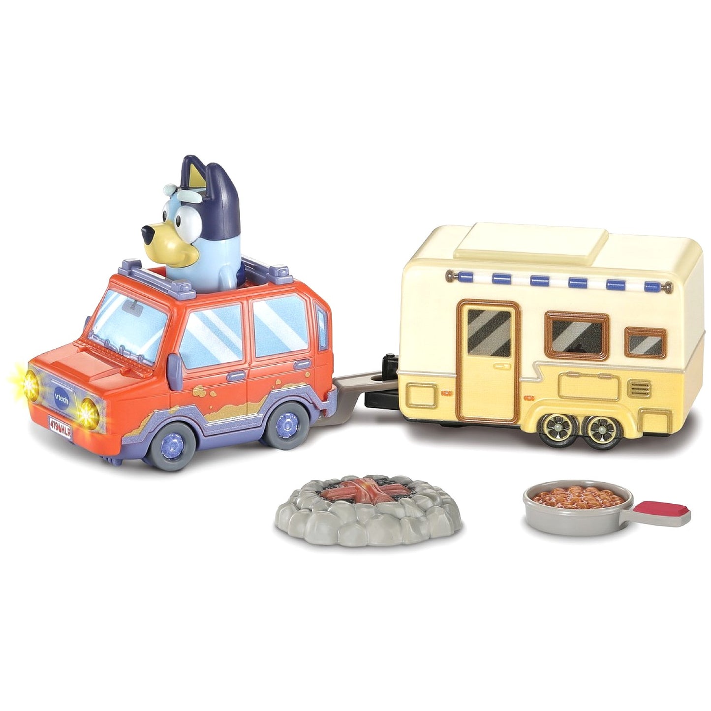VTech - Bluey Toot-Toot Drivers Bluey Family Car & Caravan