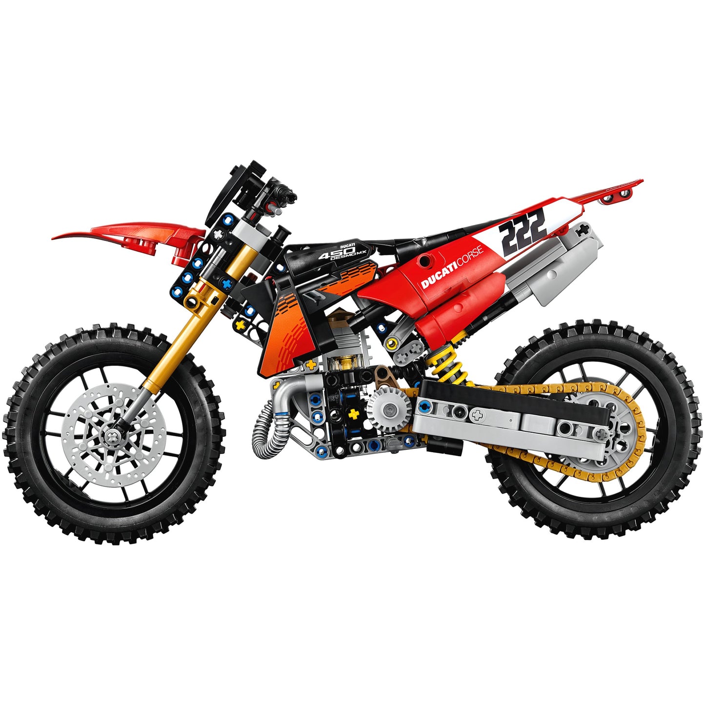 LEGO 42238 Ducati Desmo450 MX Factory Motorcycle - Technic