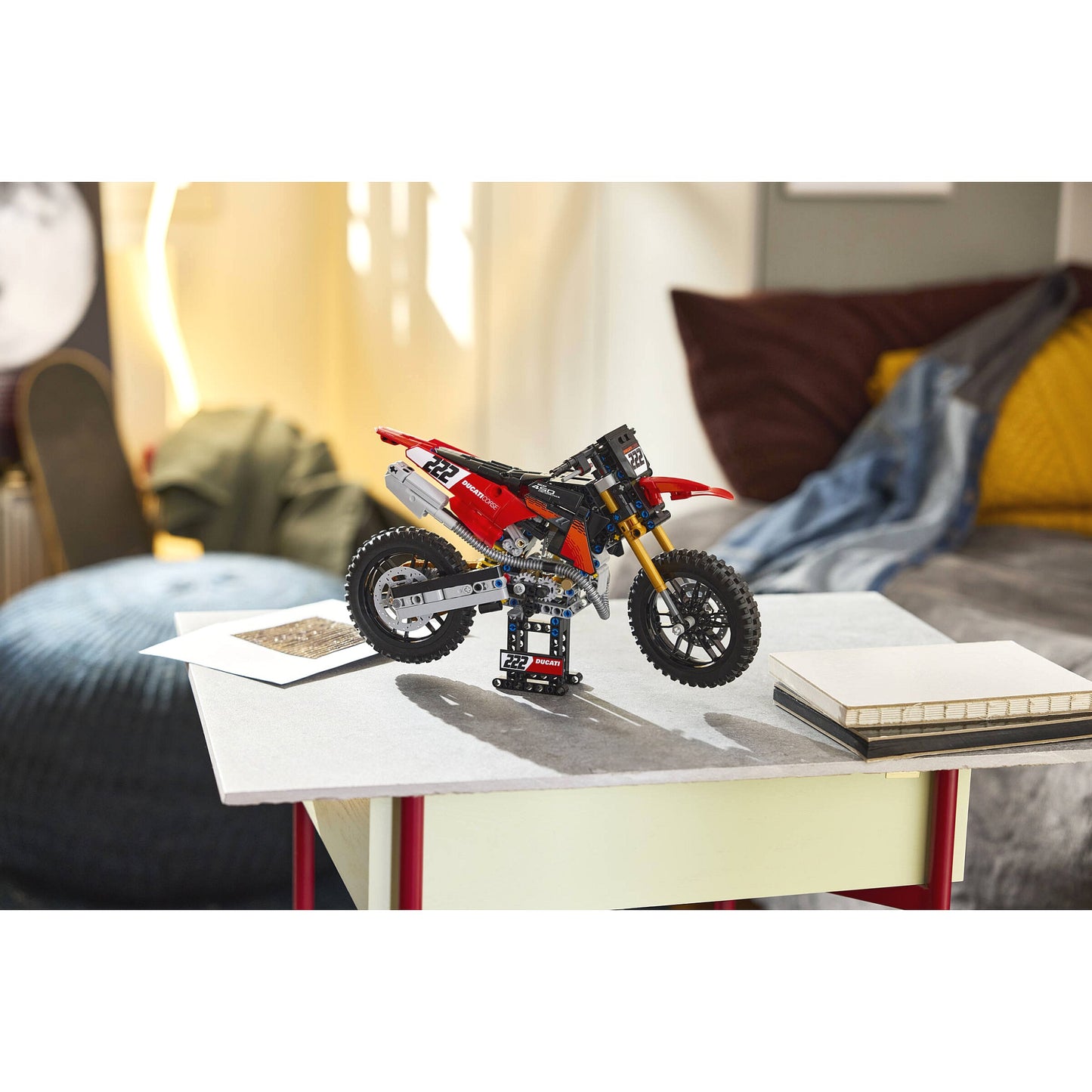 LEGO 42238 Ducati Desmo450 MX Factory Motorcycle - Technic