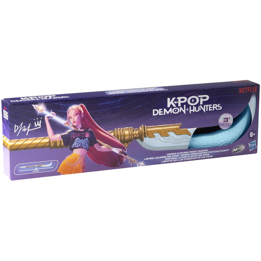 KPop Demon Hunters - Mira's Curved Moon Nerf Foam Sword Role-Play - Hasbro