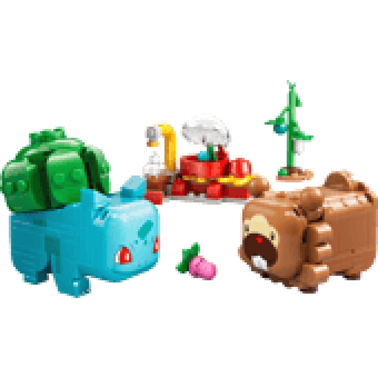 LEGO 72155 SMART Play™ Compatible Berry Bash with Bulbasaur and Bidoof - Pokemon