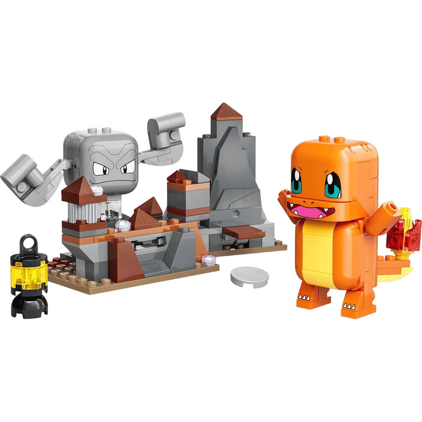 LEGO 72157 SMART Play™ Compatible Charmander and Geodude's Cavern Clash - Pokemon