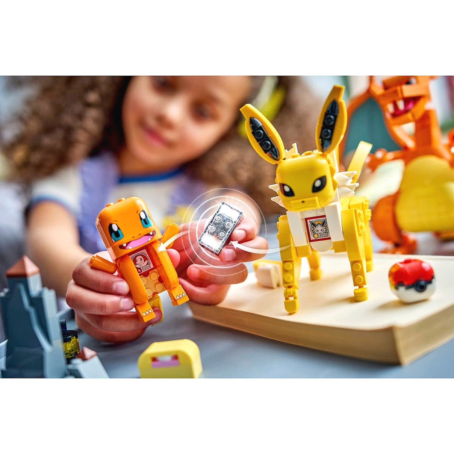 LEGO 72157 SMART Play™ Compatible Charmander and Geodude's Cavern Clash - Pokemon
