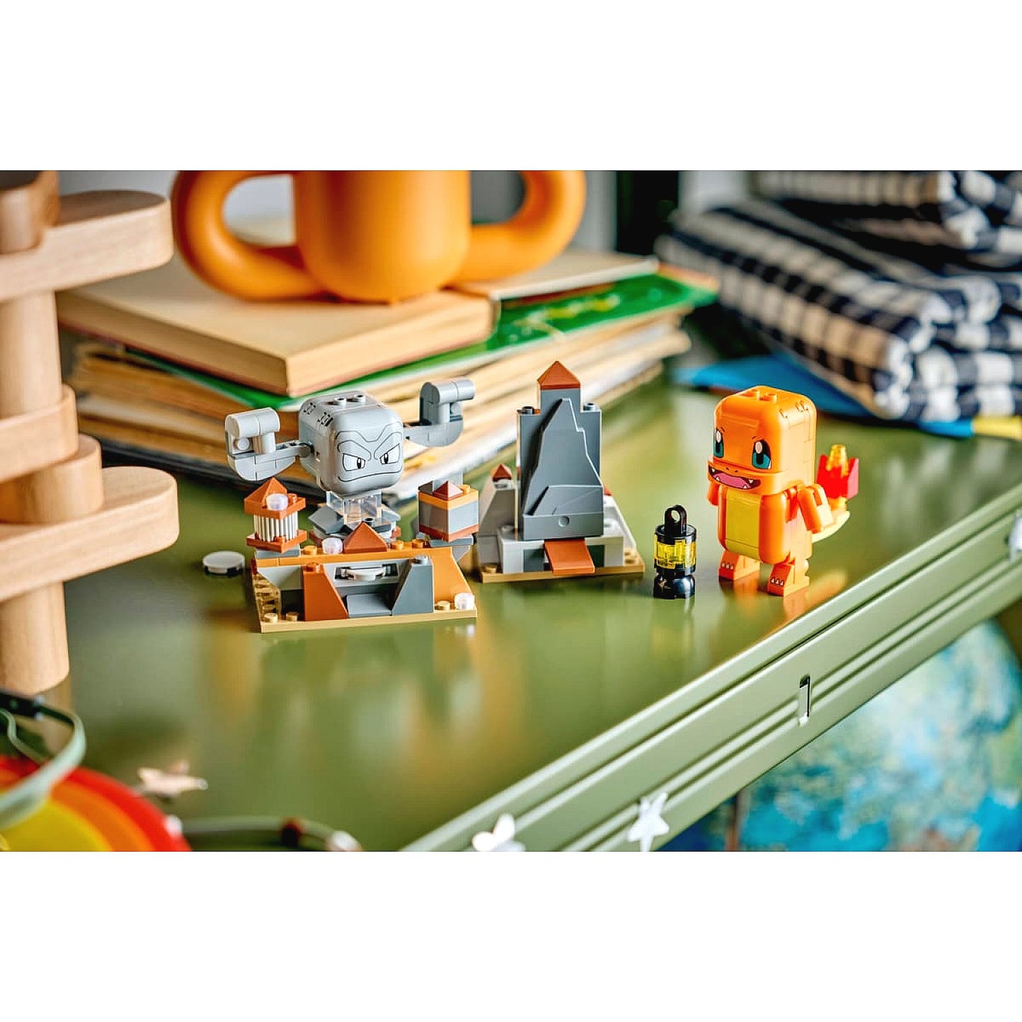 LEGO 72157 SMART Play™ Compatible Charmander and Geodude's Cavern Clash - Pokemon