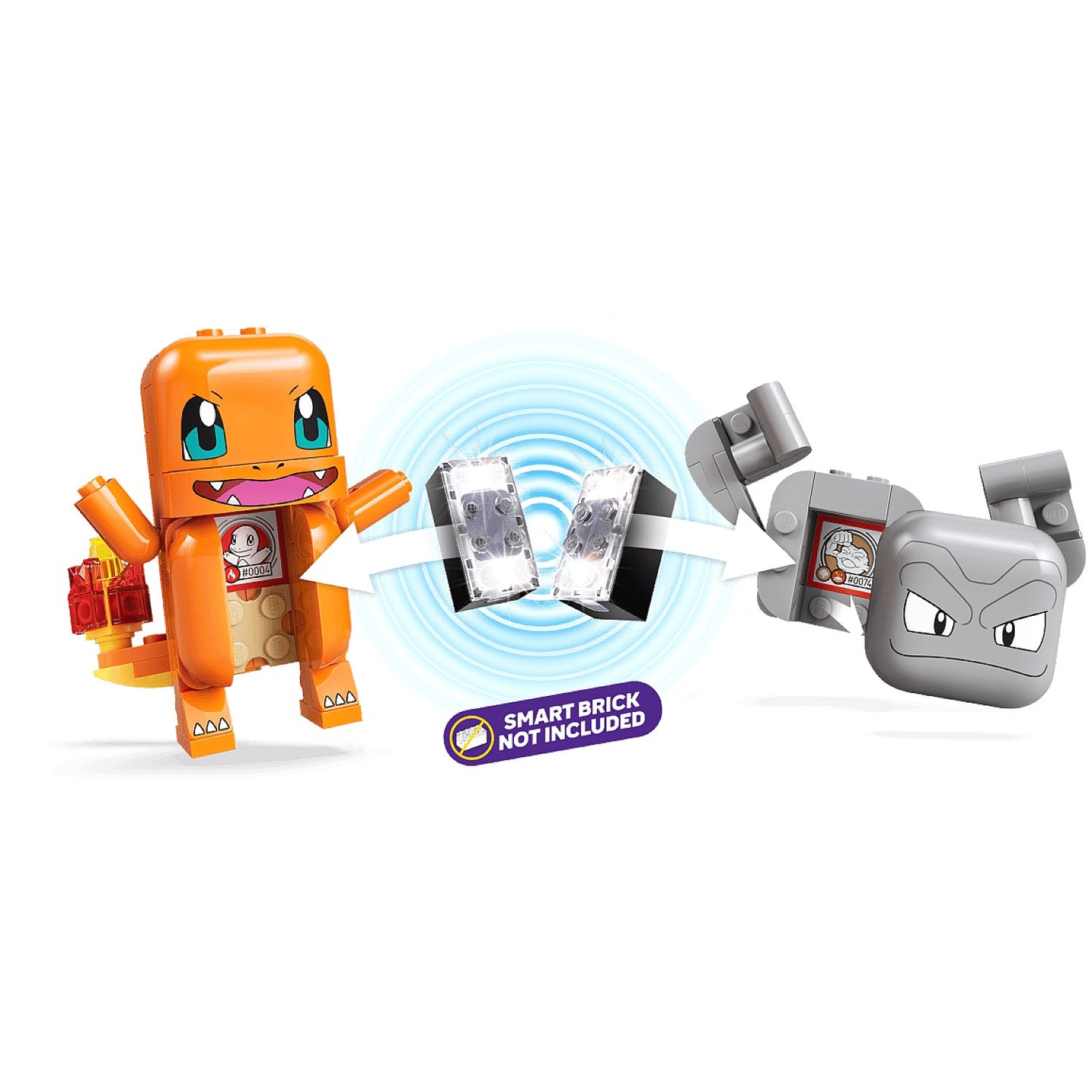LEGO 72157 SMART Play™ Compatible Charmander and Geodude's Cavern Clash - Pokemon