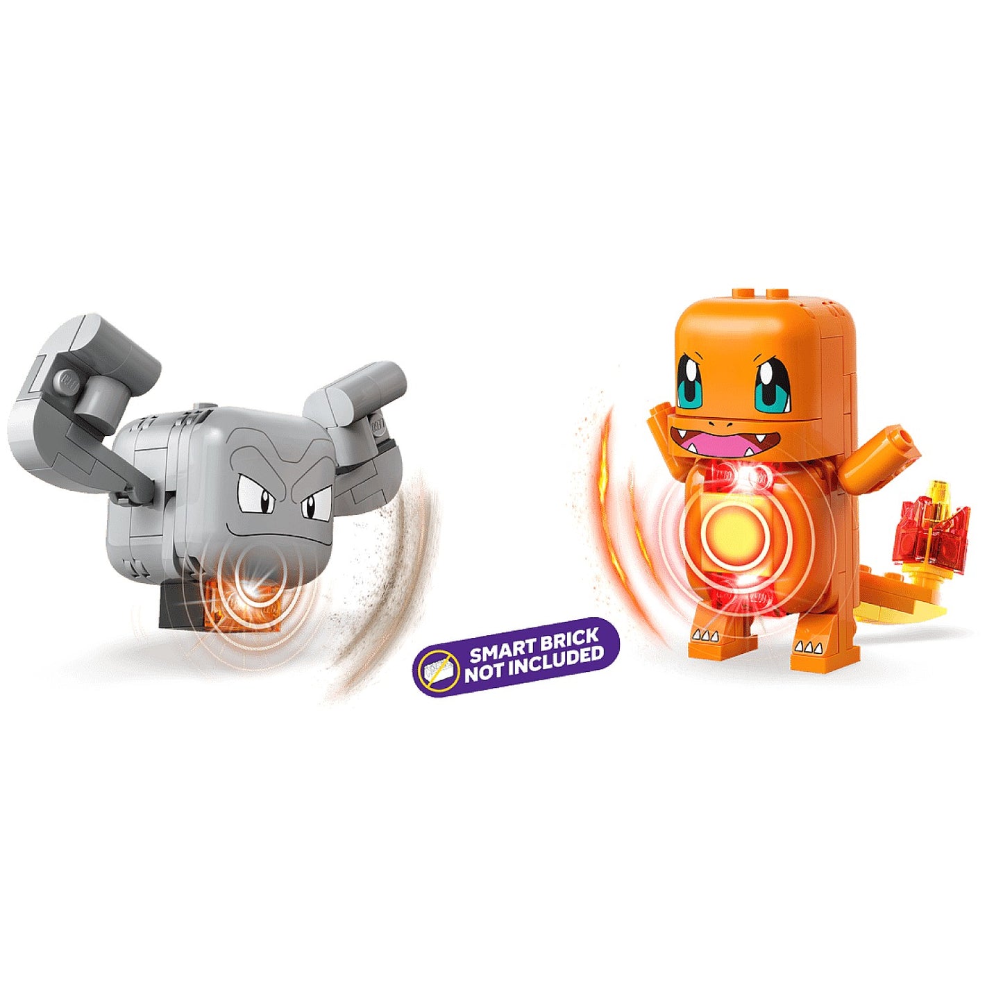 LEGO 72157 SMART Play™ Compatible Charmander and Geodude's Cavern Clash - Pokemon