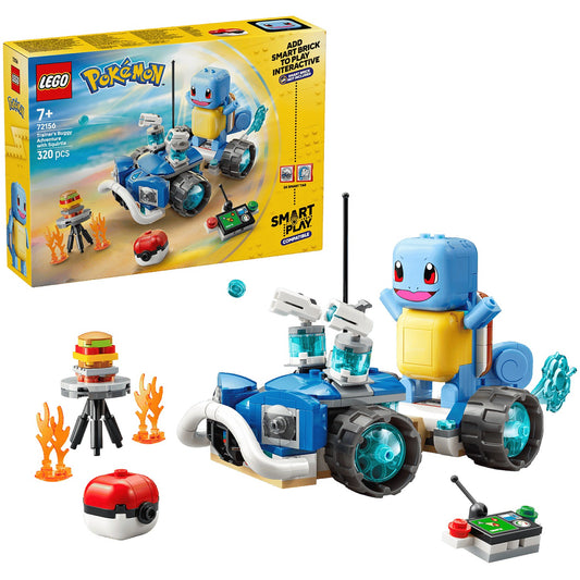 LEGO 72156 SMART Play™ Compatible Trainer's Buggy Adventure with Squirtle - Pokemon