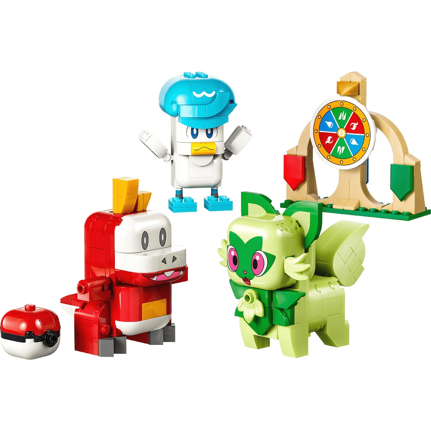 LEGO 72158 SMART Play™ Compatible Sprigatito Fuecoco and Quaxly Battle - Pokemon