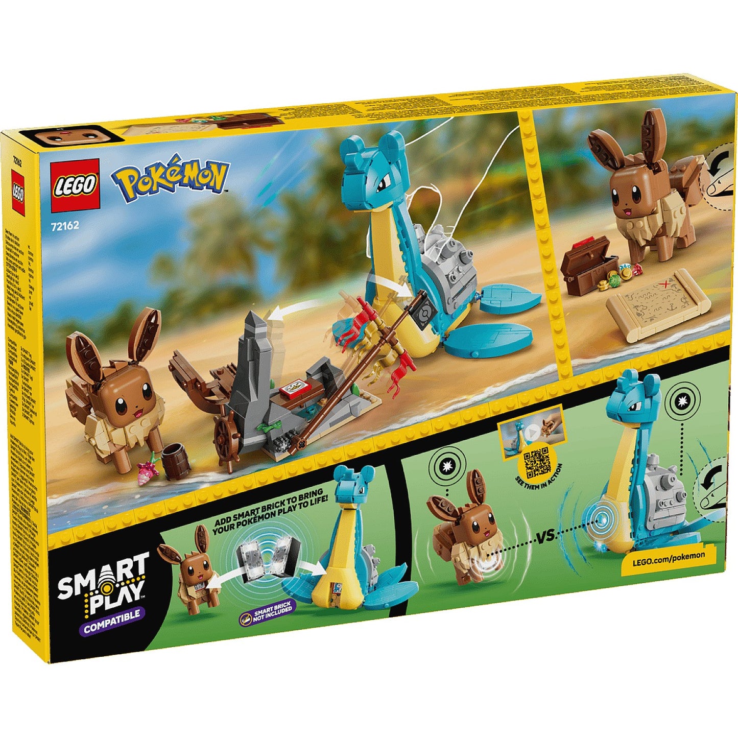 LEGO 72162 SMART Play™ Eevee and Lapras's Treasure Hunt - Pokemon