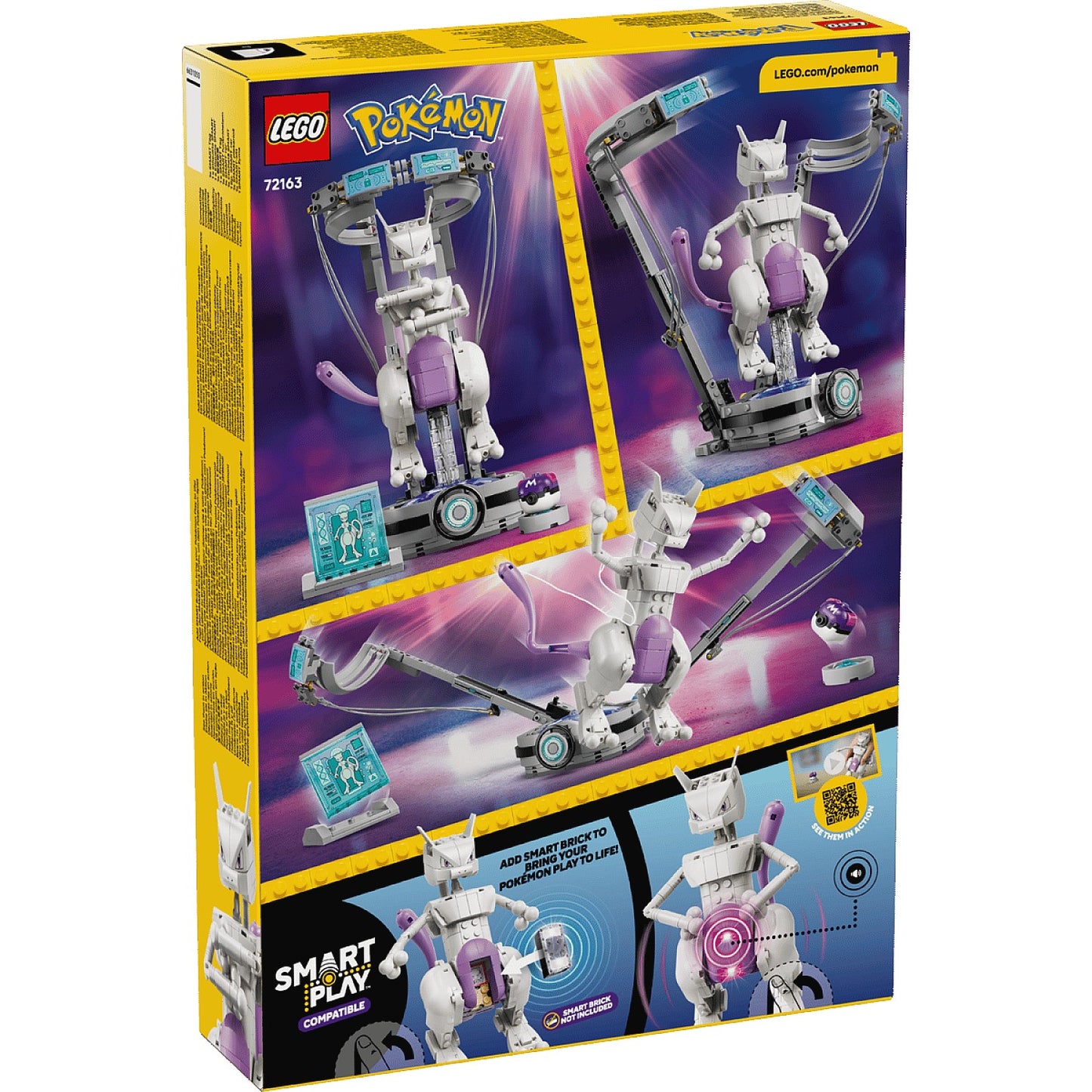 LEGO 72163 SMART Play™ Mewtwo's Lab Break - Pokemon