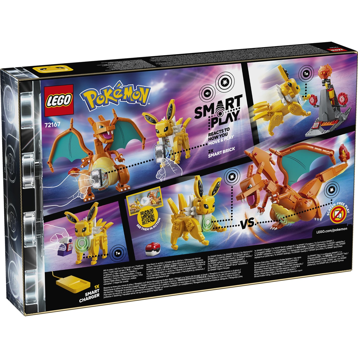LEGO® 72167 SMART Play™ All-In-One Charizard vs. Jolteon Ultimate Battle - Pokémon™