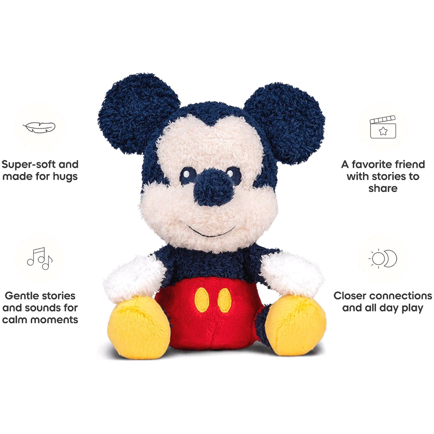 Tonies - Cuddle Tonie: Disney Mickey Mouse Tonie Audio Character Plush (Toniebox not Included)