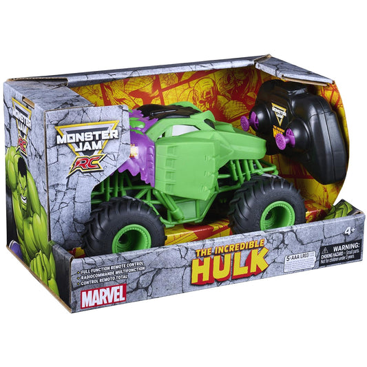 Monster Jam - Marvel The Hulk RC Monster Truck 1:24 Scale - Spin Master