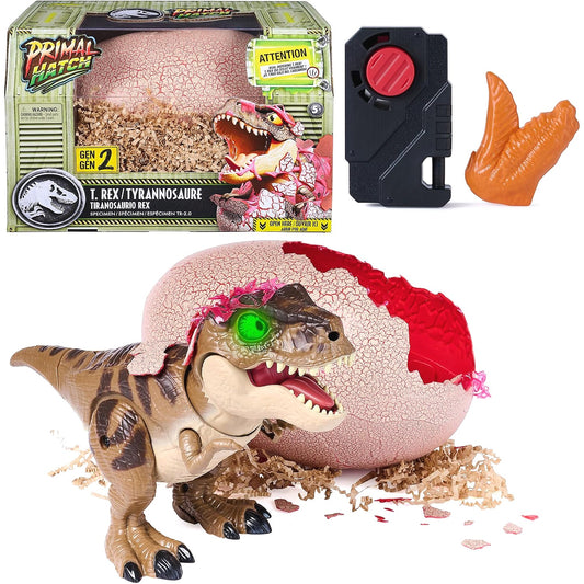 Jurassic World - Primal Hatch Jurassic Gen 2 Interactive Dinosaur & Egg - Spin Master