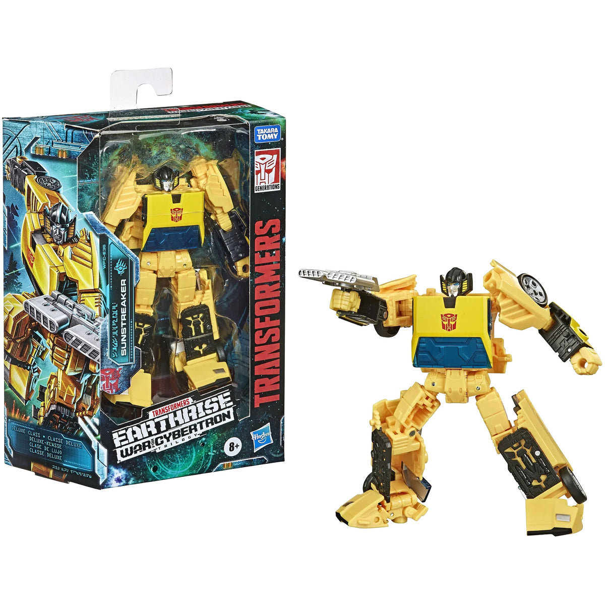 Transformers - War For Cybertron Earthrise WFC-E36 Sunstreaker Deluxe Class 5.5-Inch Action Figure - Hasbro