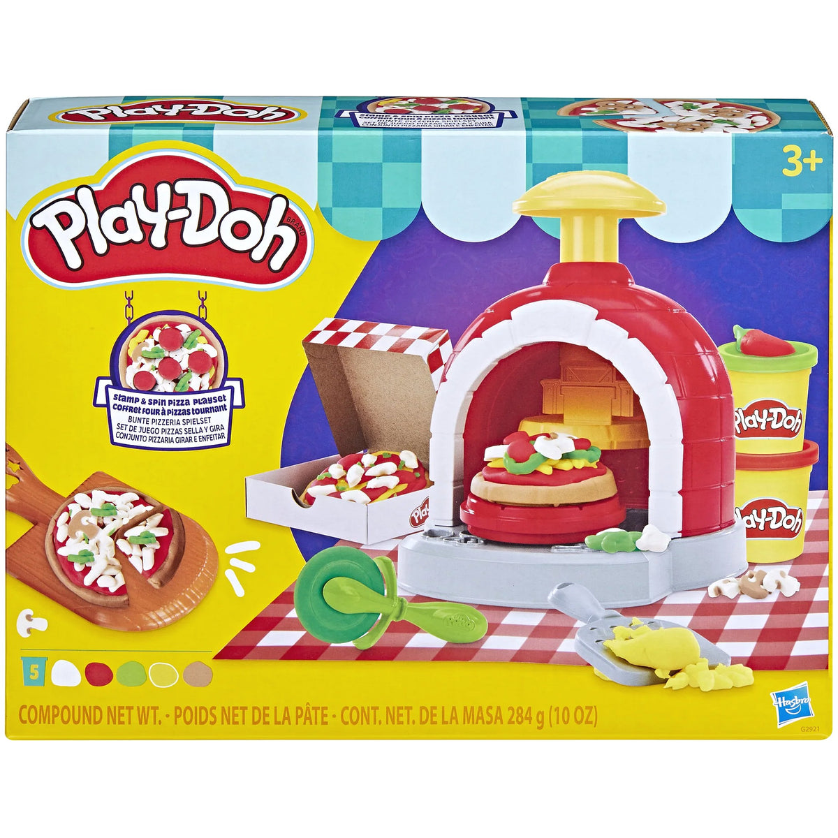 Play-Doh - Stamp And Spin Pizza Playset - Hasbro