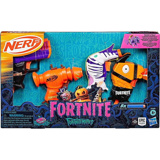 Nerf - Fortnitemares Micro Dart Blasters Pack of 4 - Hasbro