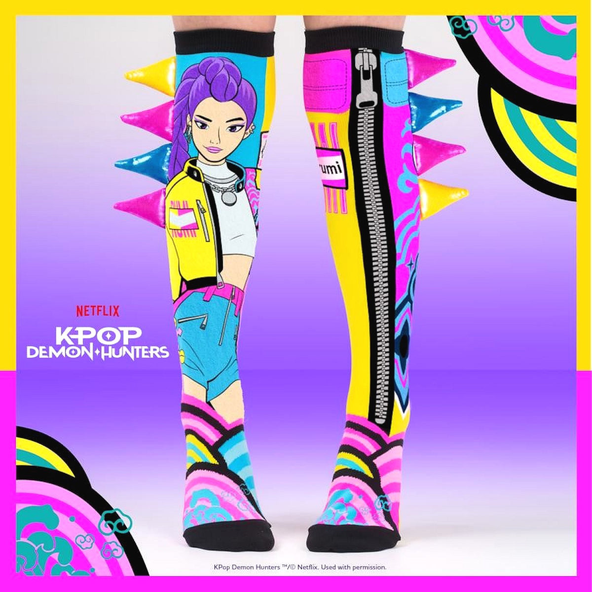MADMIA - KPop Demon Hunters Rumi Socks Toddler Age 3-5y