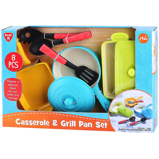 Playgo Toys - Casserole & Grill Pan Toy Set