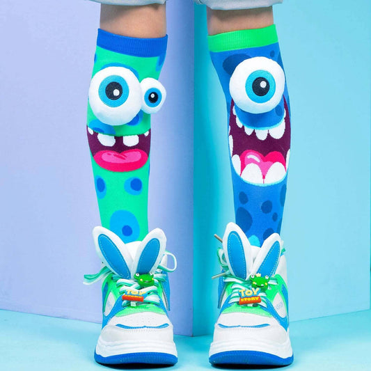 Madmia -Silly Monsters Socks Kids & Adults Age 6y+