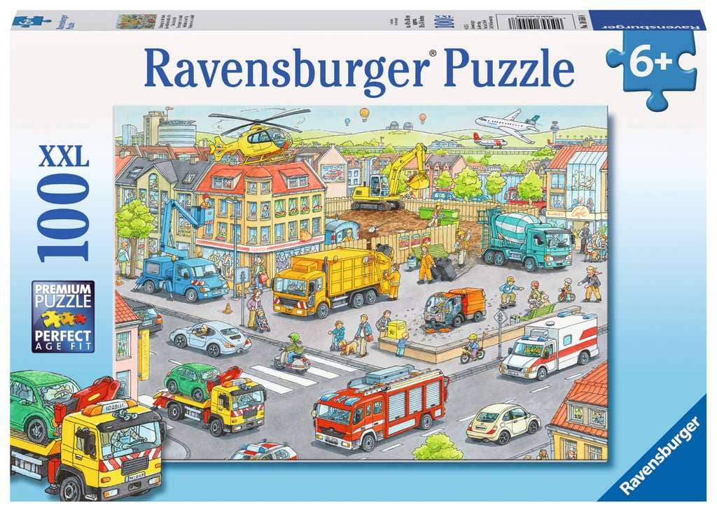 Ravensburger - Vehicles In The City Jigsaw Puzzle 100 Pieces