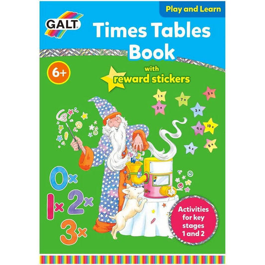 GALT - Times Tables Book - Educational Learning with Gold Reward Stickers