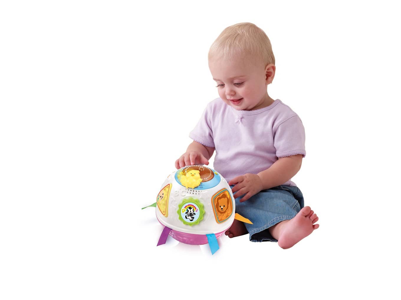 Vtech - Crawl &amp; Learn Bright Lights Ball Pink
