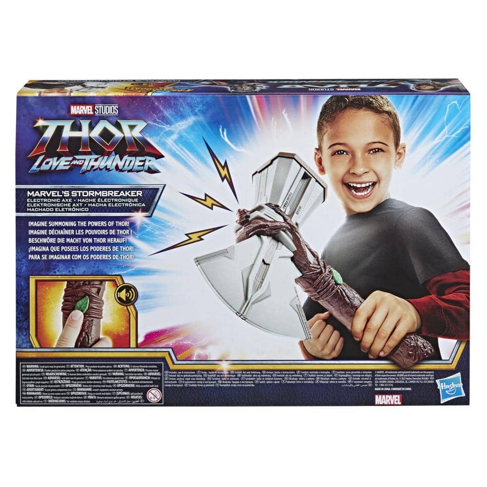 Marvel Studios Thor - Love And Thunder Marvels Stormbreaker Electronic Axe Roleplay Toy With Sfx For Kids Ages 5 And Up  Hasbro