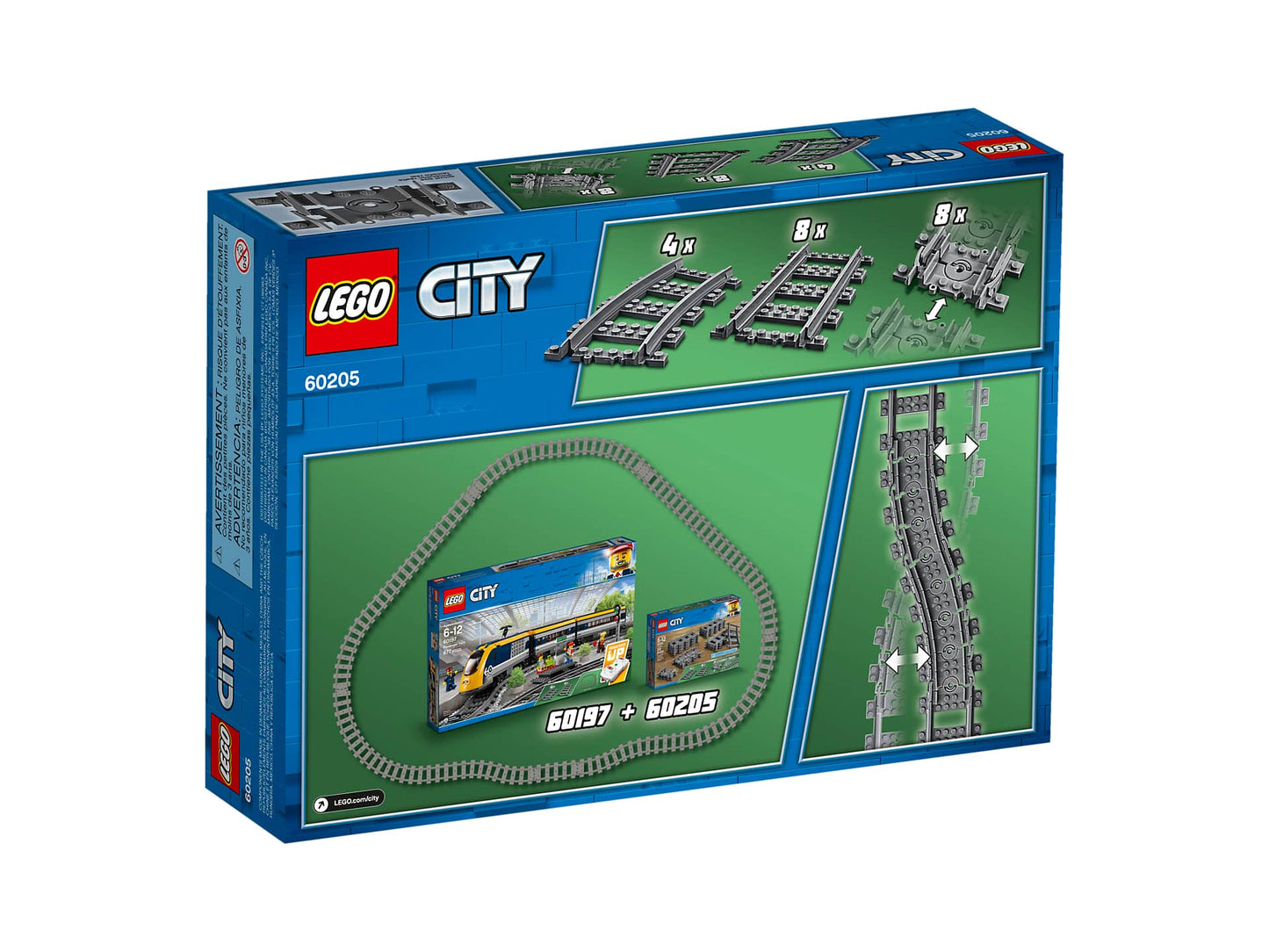 LEGO 60205 TRAIN TRACKS 2018 - City