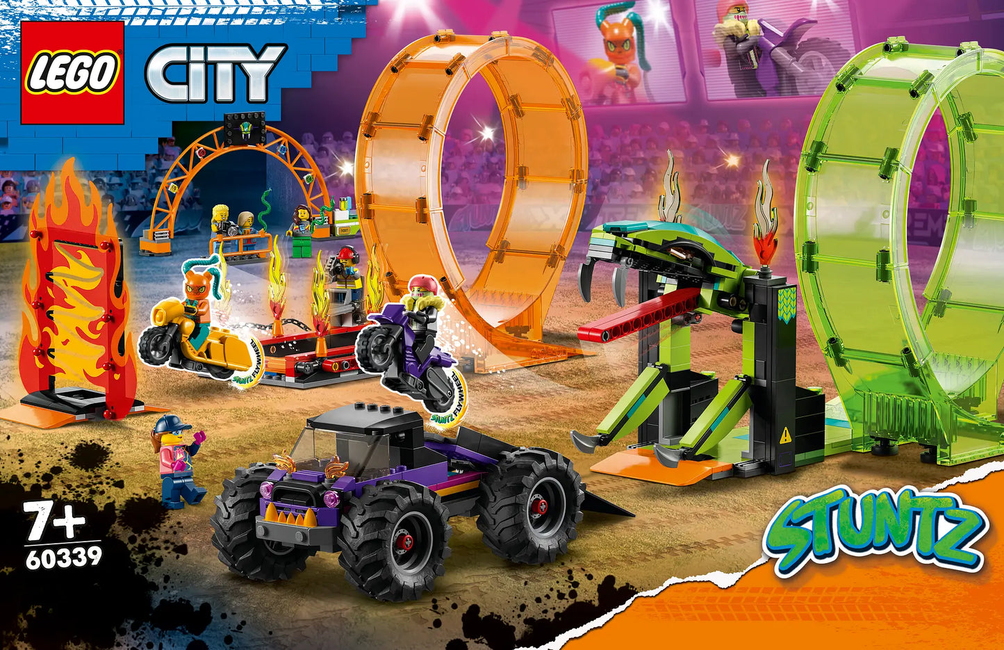 LEGO 60339 Double Loop Stunt Arena - City Stuntz