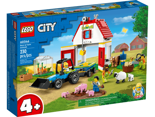 LEGO 60346 Barn & Farm Animals - City Farm 4+