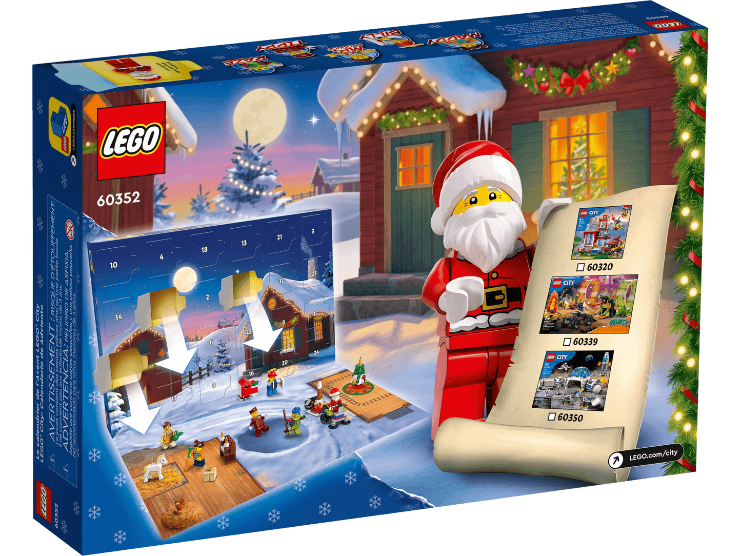 LEGO 60352 City Advent Calendar 2022 - City