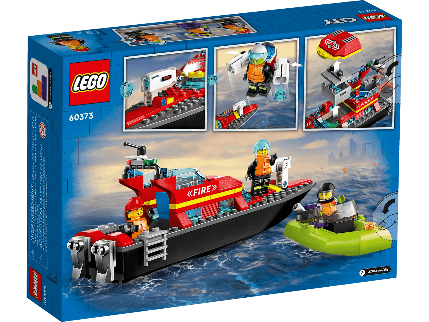 LEGO 60373 Fire Rescue Boat - City