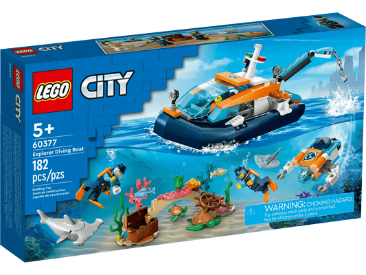 LEGO 60377 Explorer Diving Boat - City