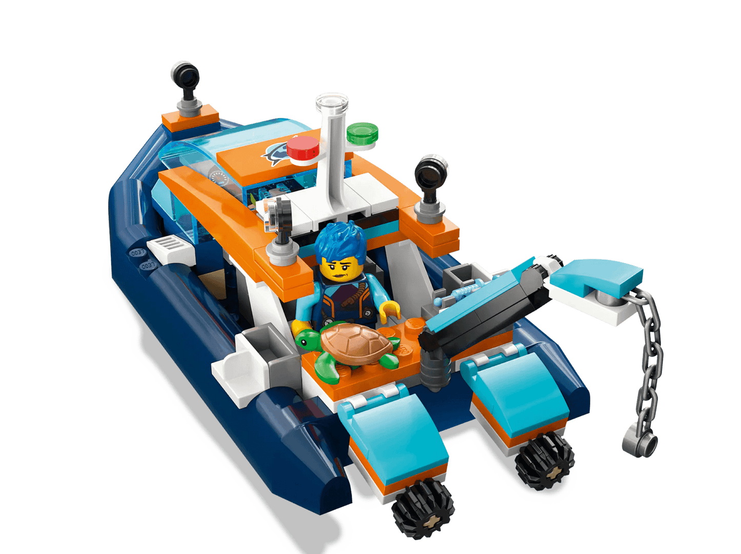 LEGO 60377 Explorer Diving Boat - City