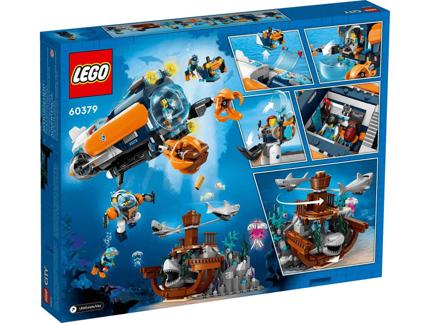 LEGO 60379 Deep-Sea Explorer Submarine - City