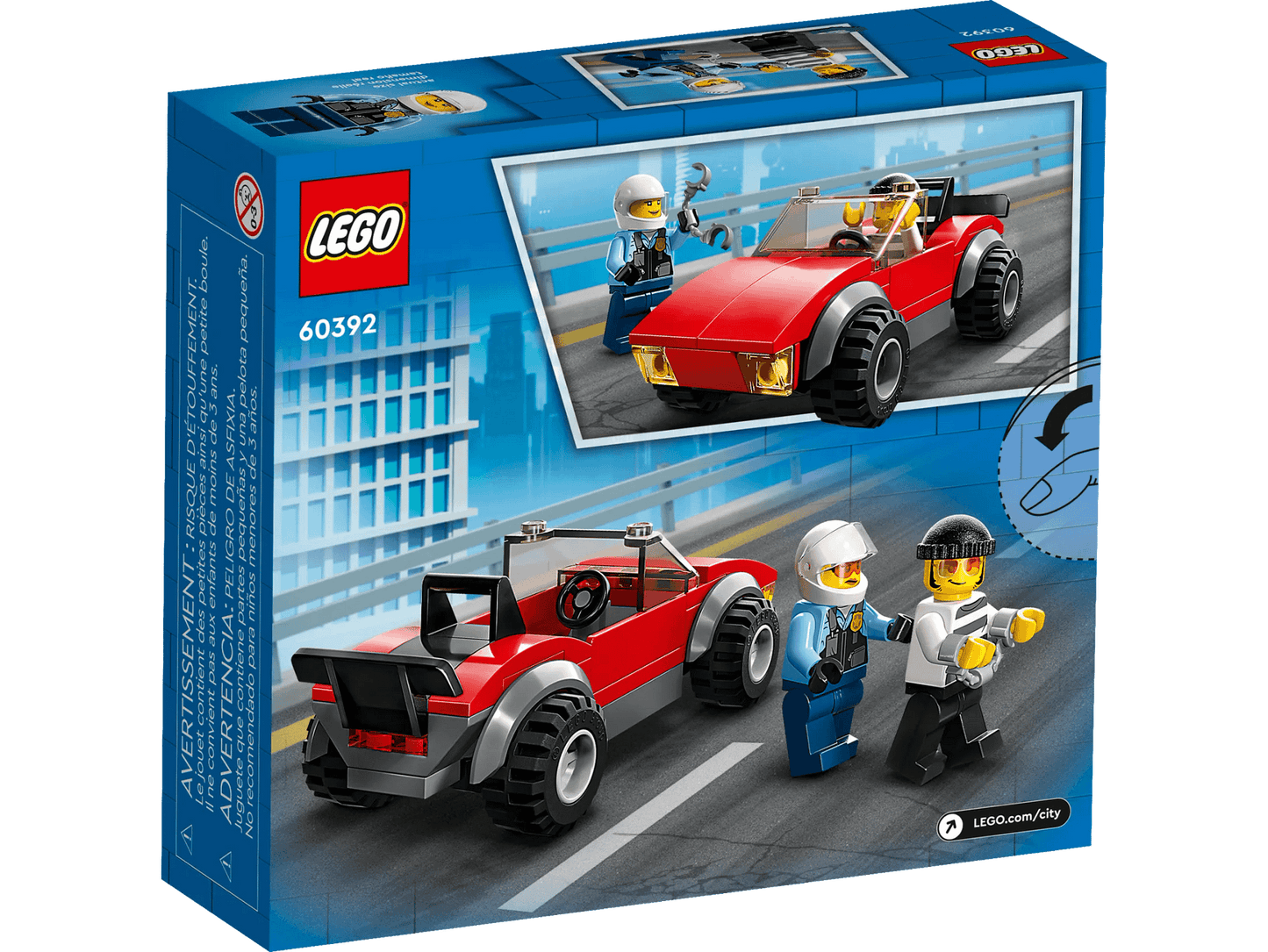 LEGO 60392 Police Bike Car Chase - City