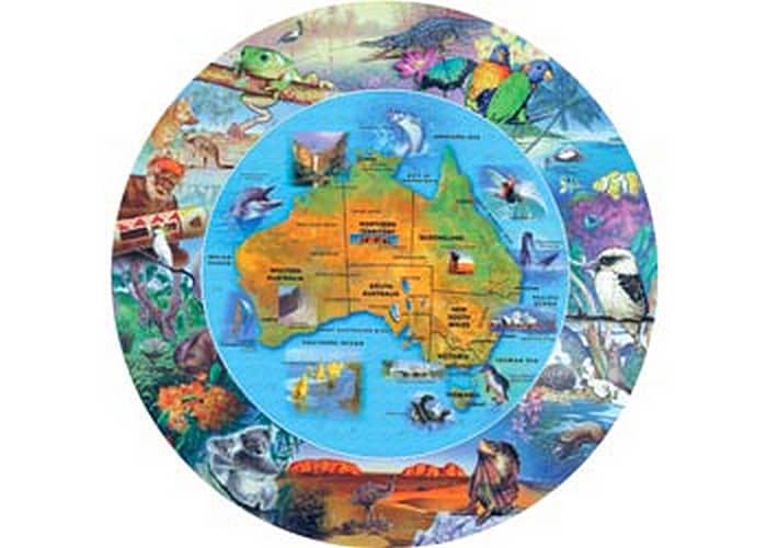 Blue Opal - Wild Australia From Desert To Sea 100 Pieces Jigsaw Puzzle