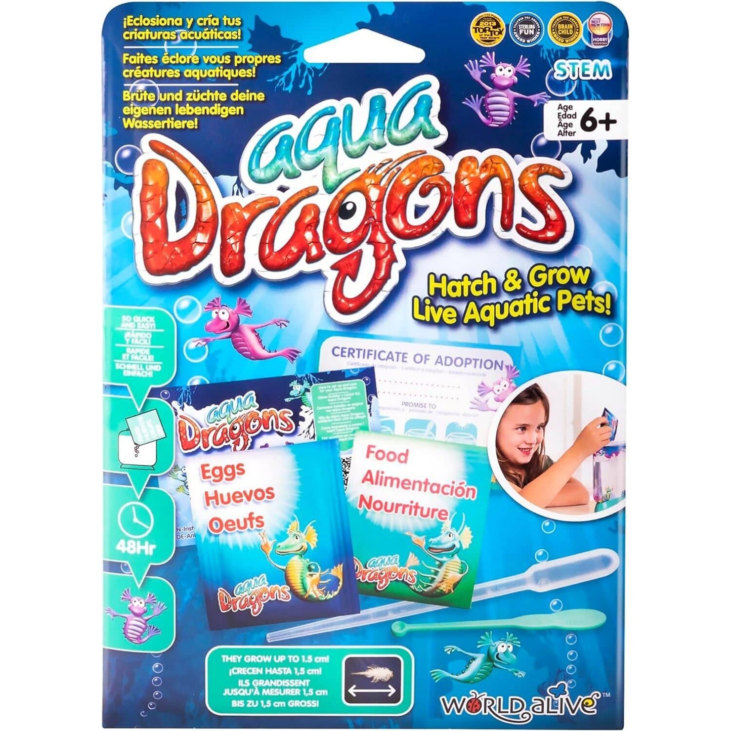 Aqua Dragons - Aqua Dragons Refill Kit Eggs And Food