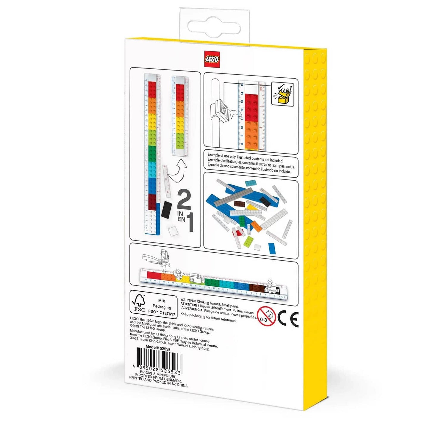 LEGO Convertible Ruler with Minifigure