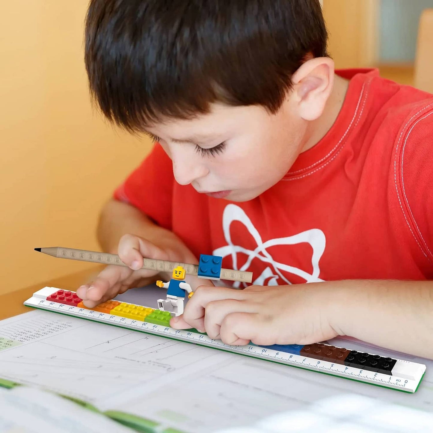 LEGO Convertible Ruler with Minifigure