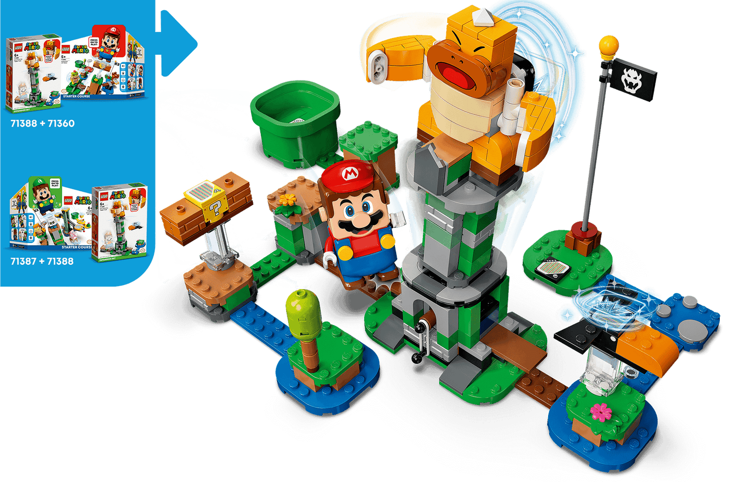 LEGO 71388 Boss Sumo Bro Topple Tower Expansion Set - Super Mario