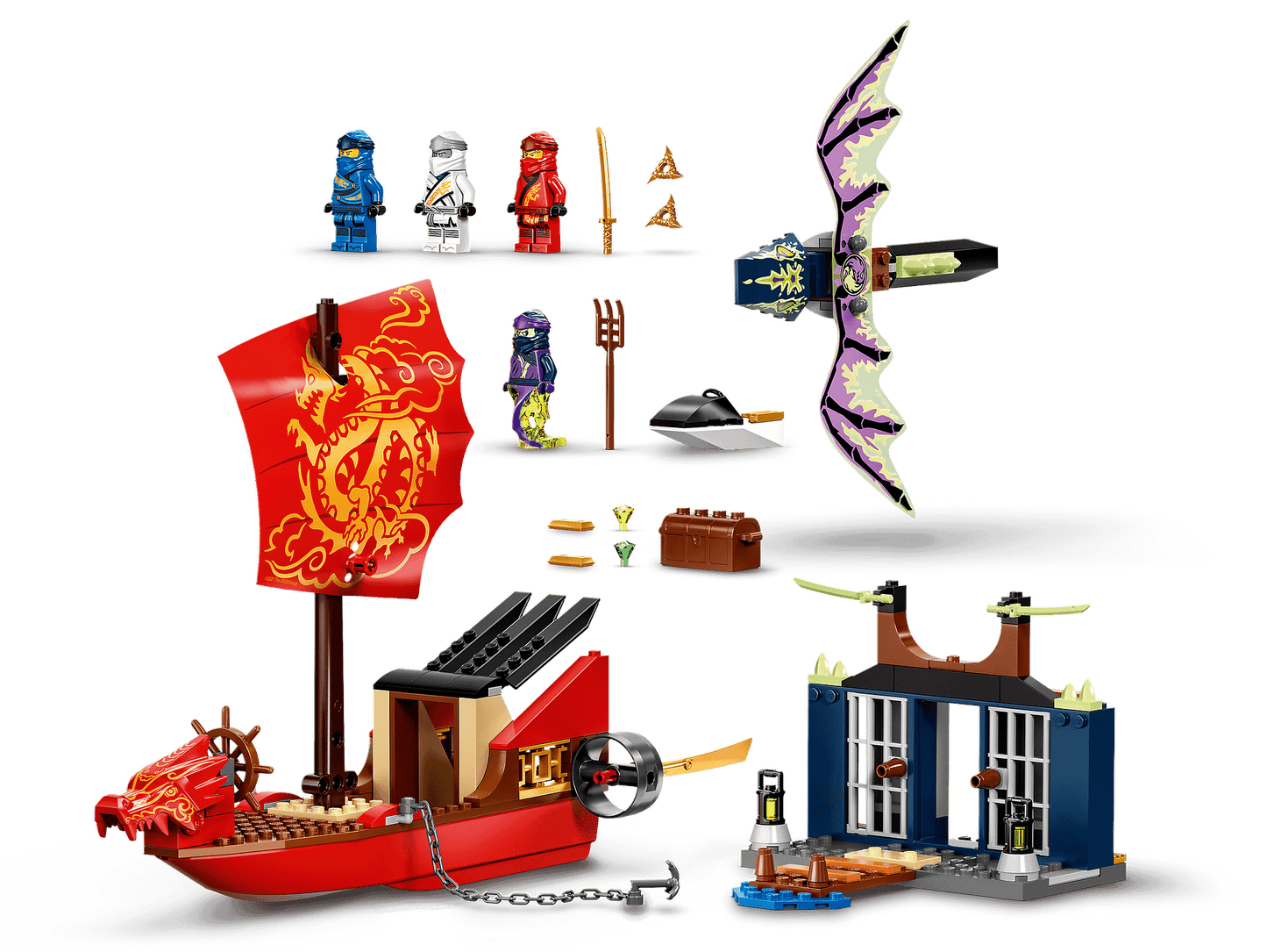 LEGO 71749 Final Flight of Destiny's Bounty - Ninjago 4+