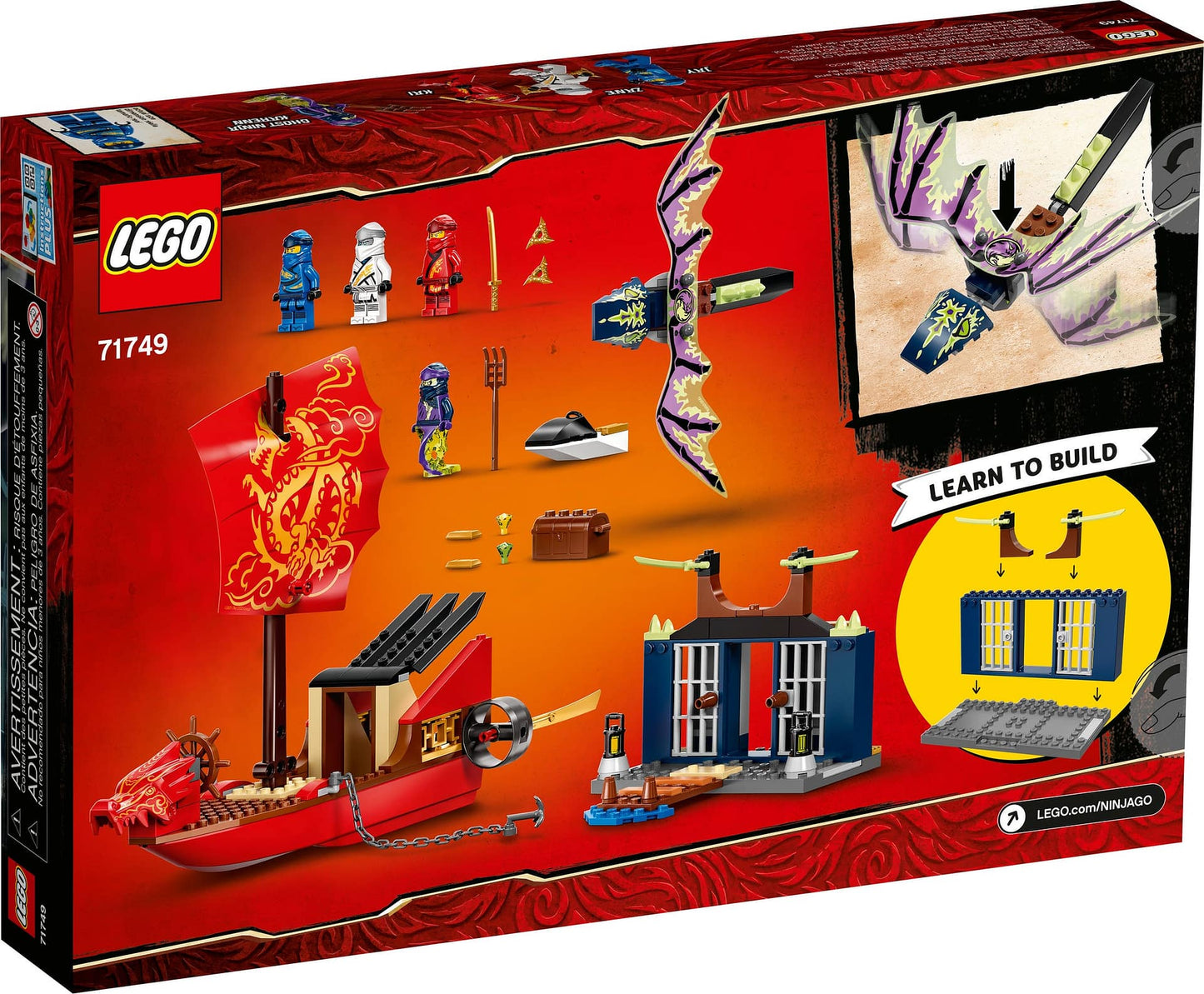 LEGO 71749 Final Flight of Destiny's Bounty - Ninjago 4+