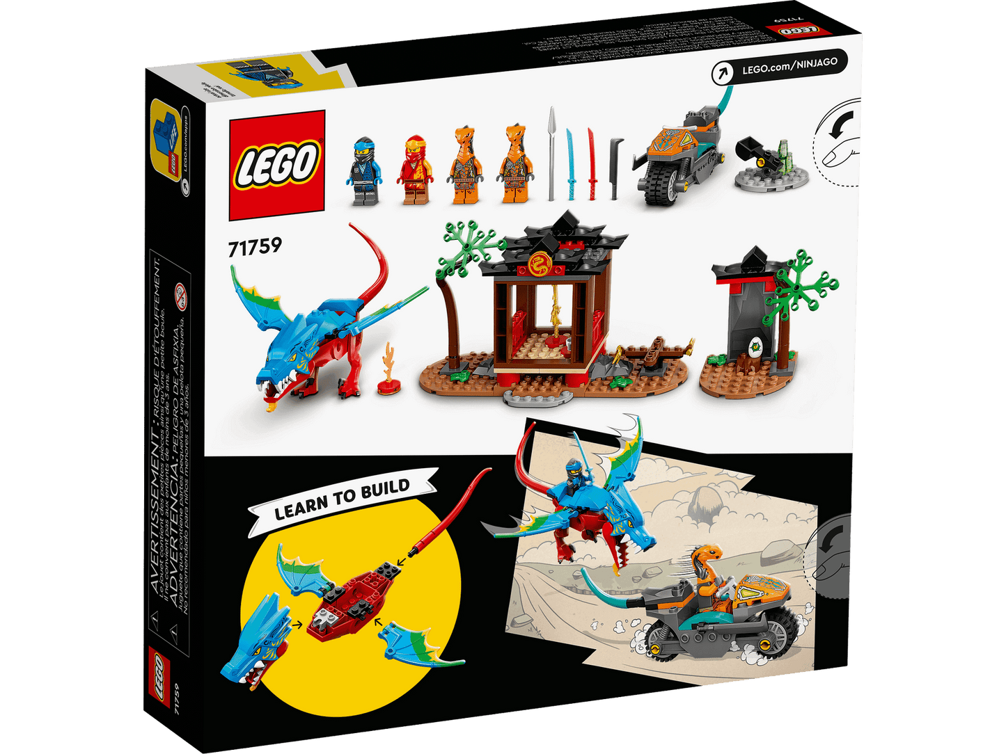 LEGO 71759 Ninja Dragon Temple - Ninjago 4+