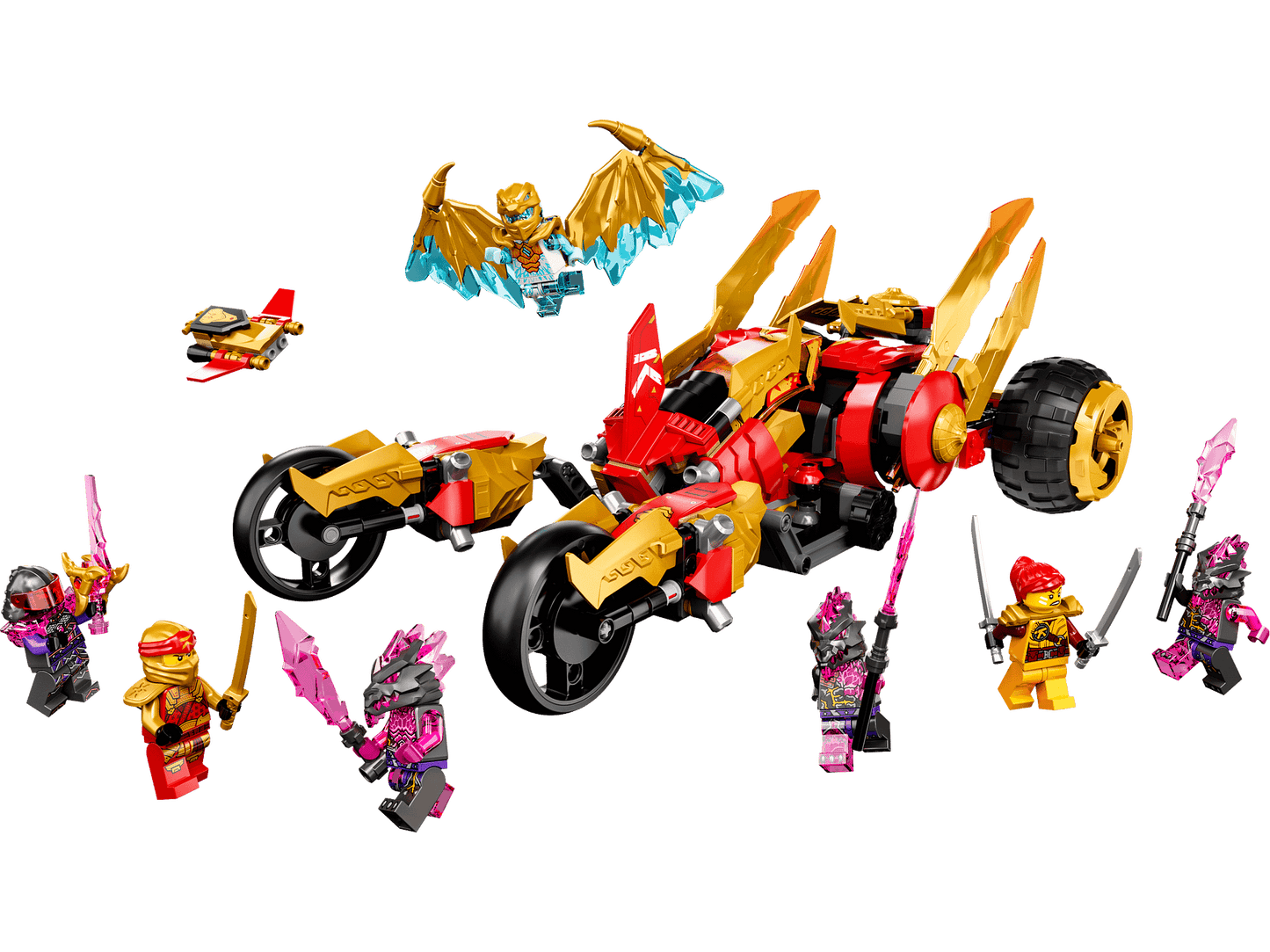 LEGO 71773 Kai’s Golden Dragon Raider - Ninjago